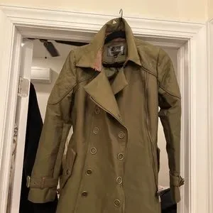 Double breasted trench coat sam cheap edelman